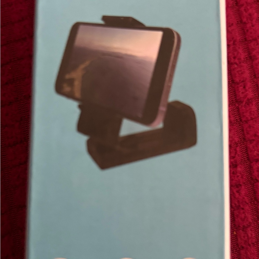 Black Travel Phone Mount Holder